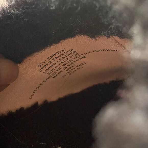 J. Crew Black Shearling Studded Women’s Clogs 6.5 - Picture 8 of 8